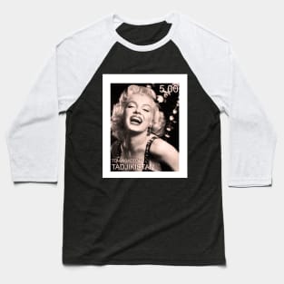 Marilyn Monroe Postage Stamp Baseball T-Shirt